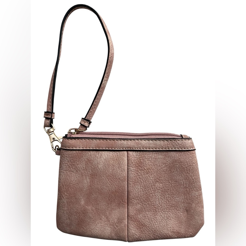 Wilsons Leather Cashwrap Pale Pink Wristlet